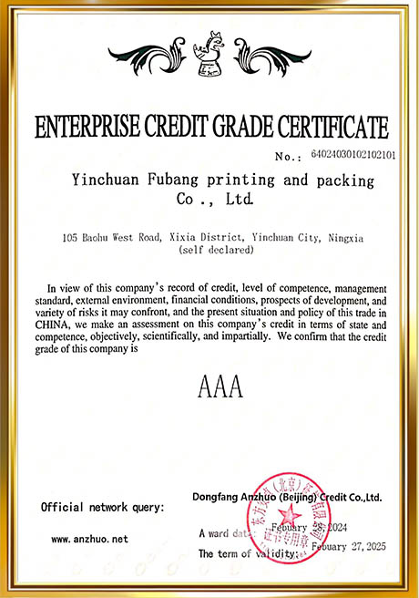 Certificate Of Honor